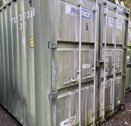20ft x 8ft Container – HF 4546 (Shroud damaged) – £1350 + VAT