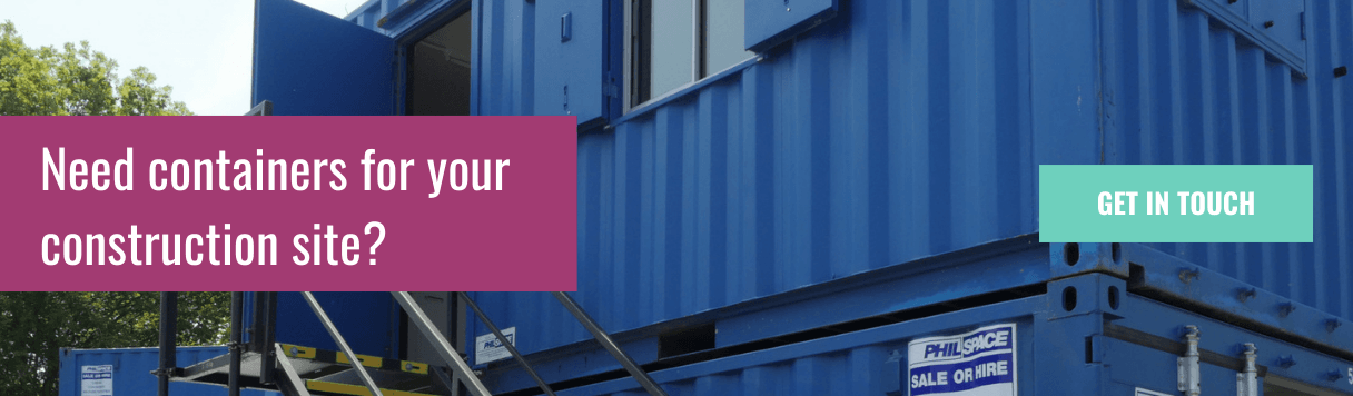 Need containers for your construction site?