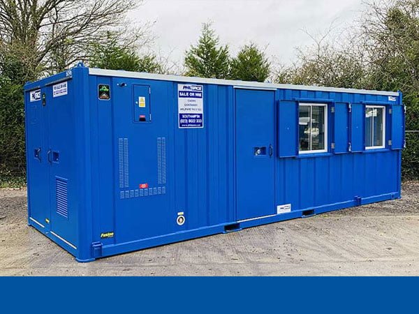 Welfare unit for temporary site accommodation