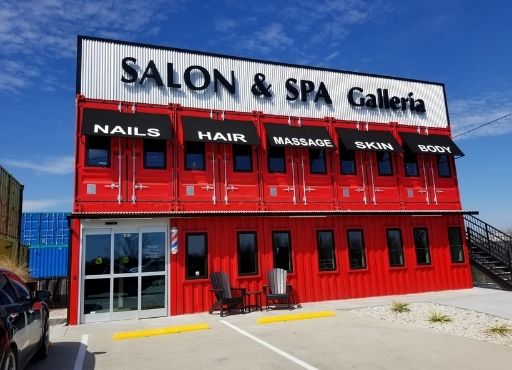 Thumbnail of a shipping container salon project by Box Office Warehouse Suites in Fort Worth, Texas