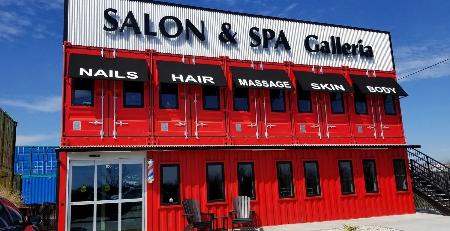 FIVE FABULOUS SHIPPING CONTAINER SALONS