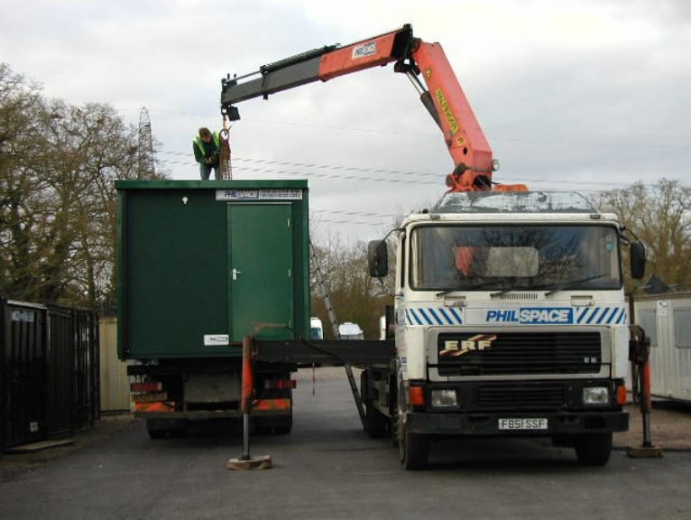 Philspace's crane lorry from previous years