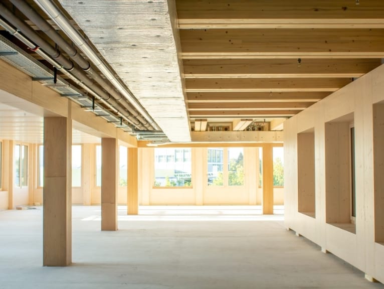 An example of green materials in use in construction