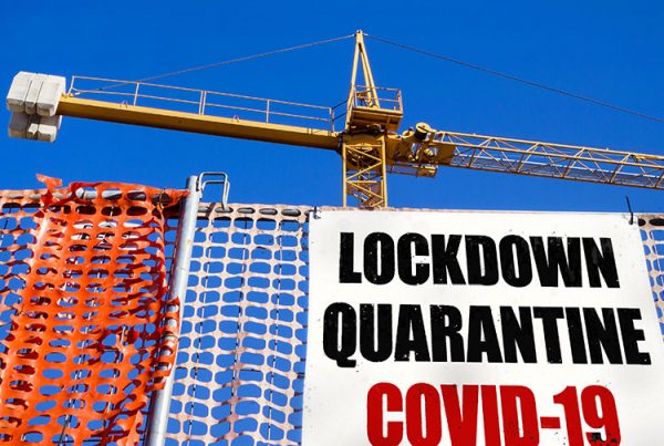 Construction sites were closed during the first UK lockdown